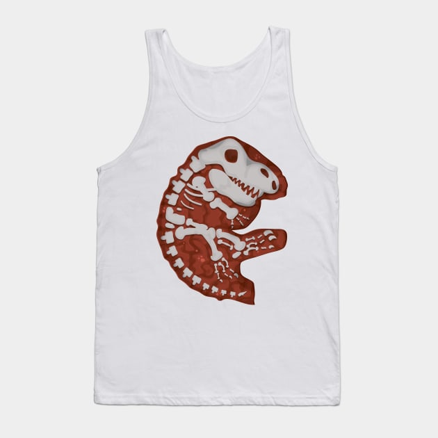 Dinosaur Bones Tank Top by nickemporium1